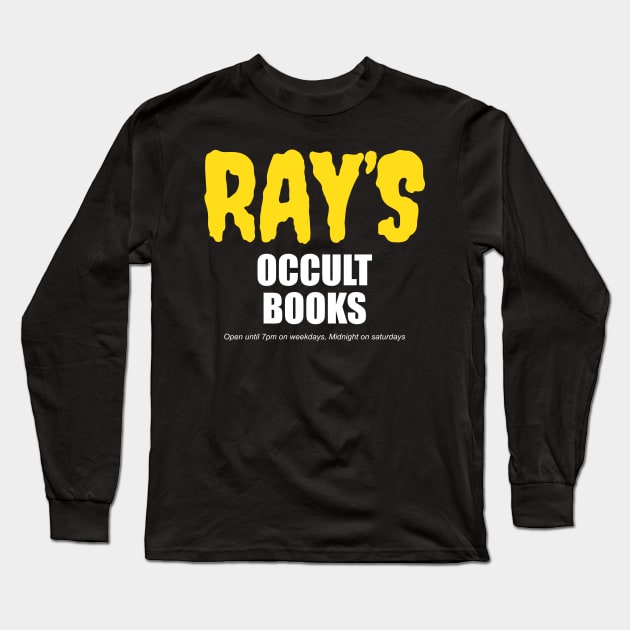 Ray's Occult Long Sleeve T-Shirt by old_school_designs
